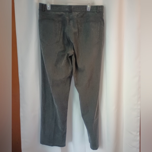 Tommy Bahama Mens Tencel Cotton Pants Size 35 Gray Pleat Front Relaxed Fit Soft - Picture 4 of 14
